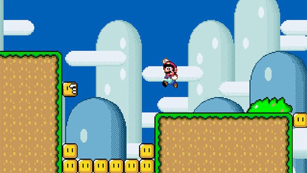 Super Mario 2D Spiel