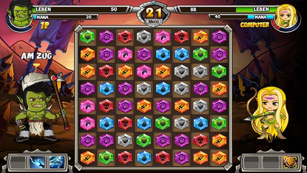 Screenshot des Spiels Jewels Hero