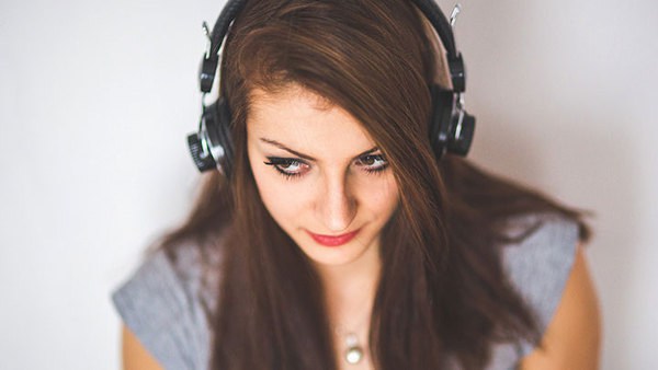 Musikhören mit Kopfhörer