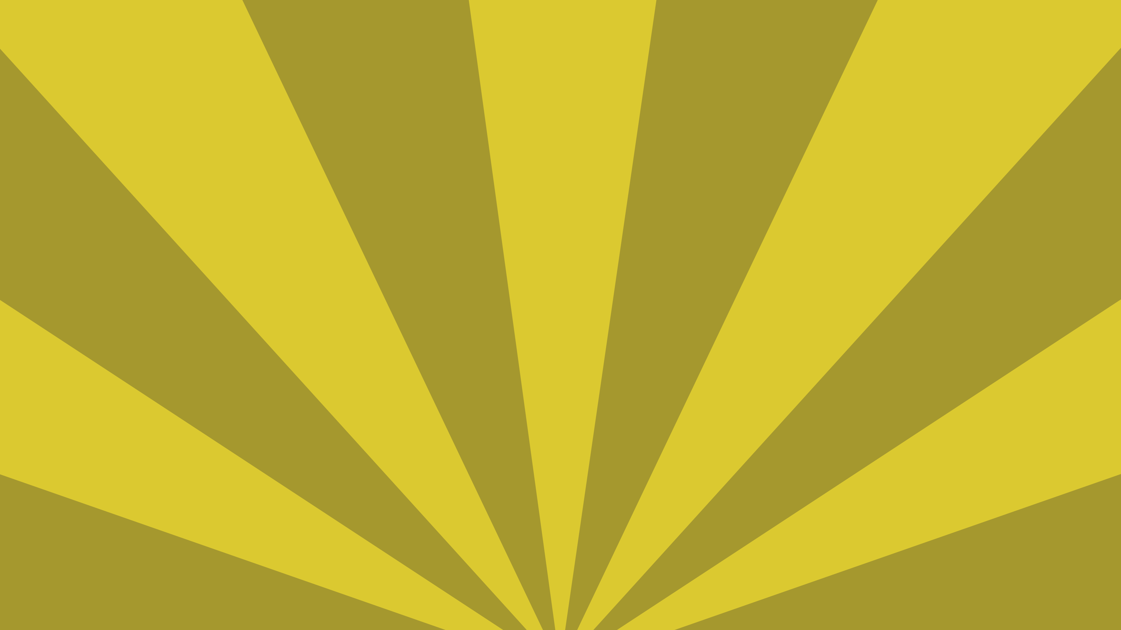 Radial Stripes Yellow - Wallpaper