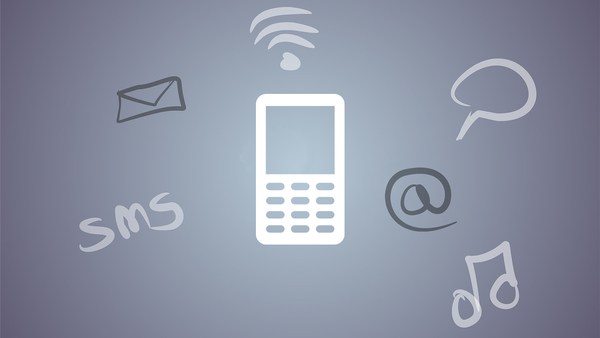 Handy mit Features: SMS, Mail, MMS Nachrichten